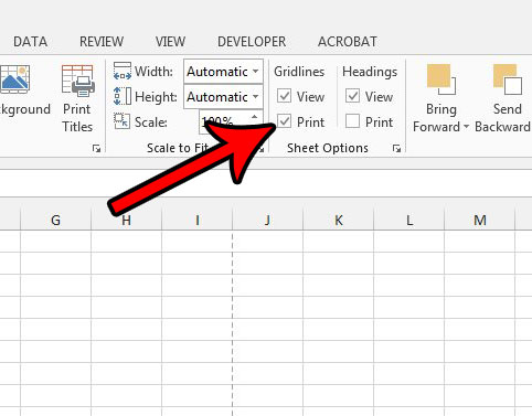 How to Print Gridlines in Excel 2013 - Support Your Tech